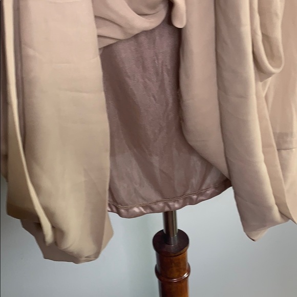 Strapless Taupe Rhinestone Party Dress New Small - Picture 4 of 14